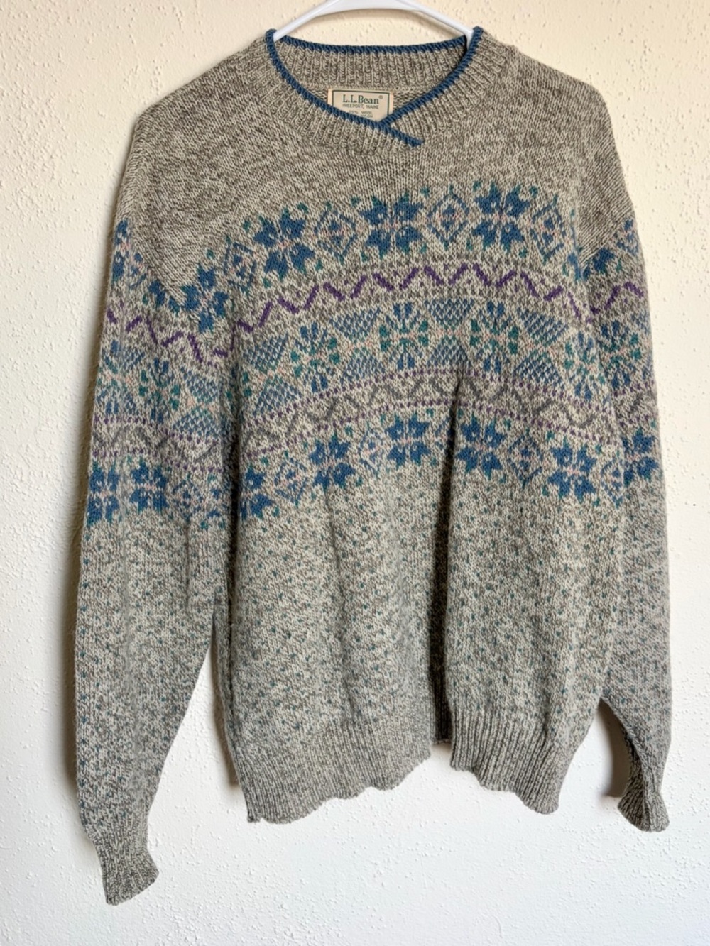 Vintage LL Bean Wool Blend Sweater